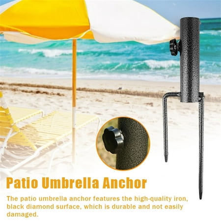 Auger bankstick Spiral door Umbrella Base Sea Beach Dig Sand 911